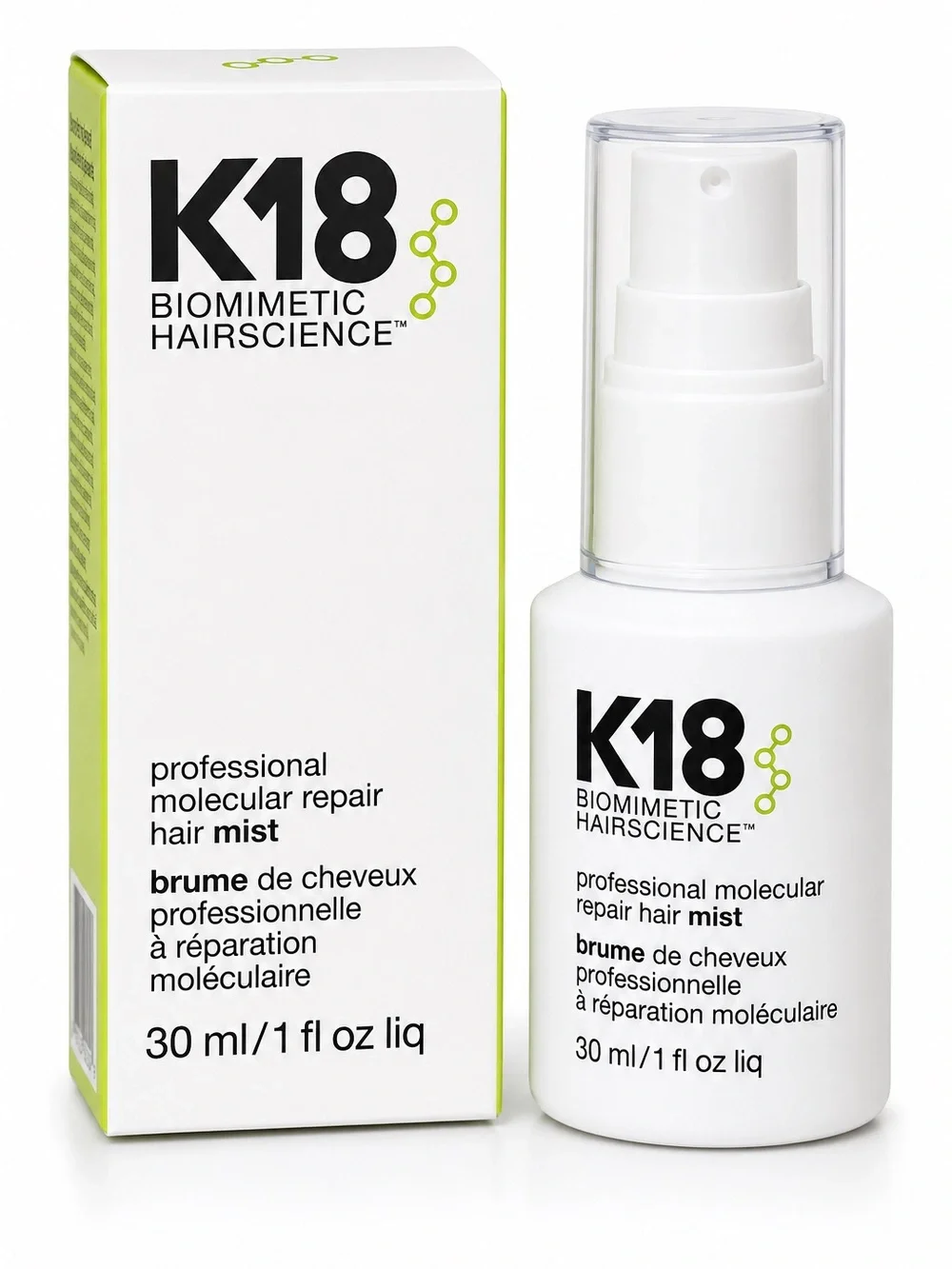 K18 Professional Molecular Repair Hair Mist 30mL 1 oz Brand New
